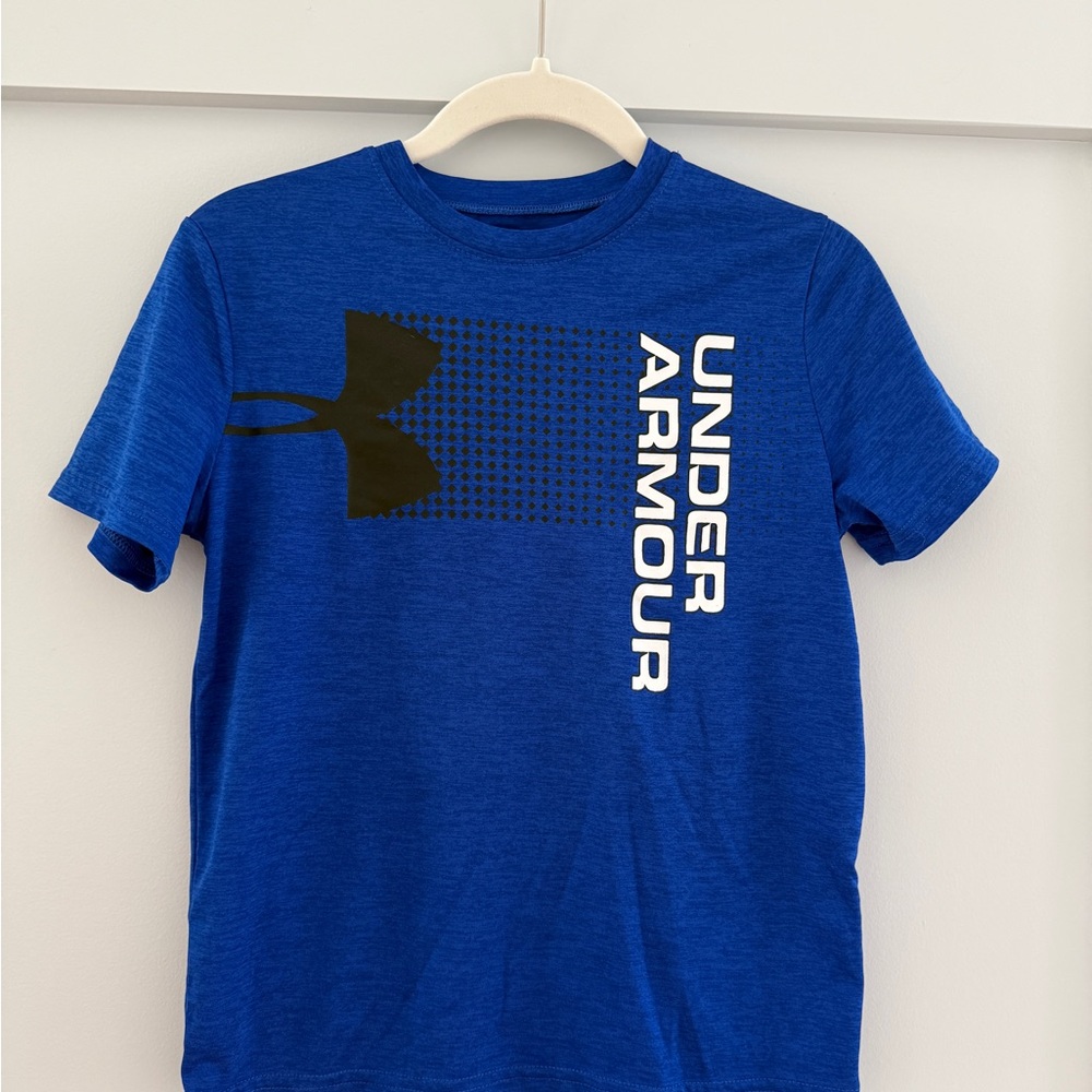Under Armour Kids Royal Blue Logo Tee